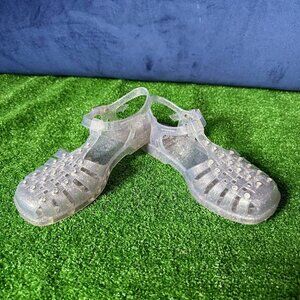 Wonder Nation Crystal Jelly Lightweight fisherman silhouette Sandals Sizes 3